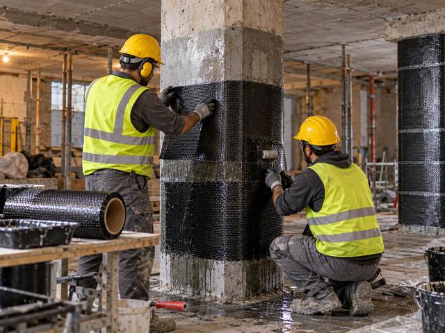 Beton Güçlendirme uygulaması — Işık Karot