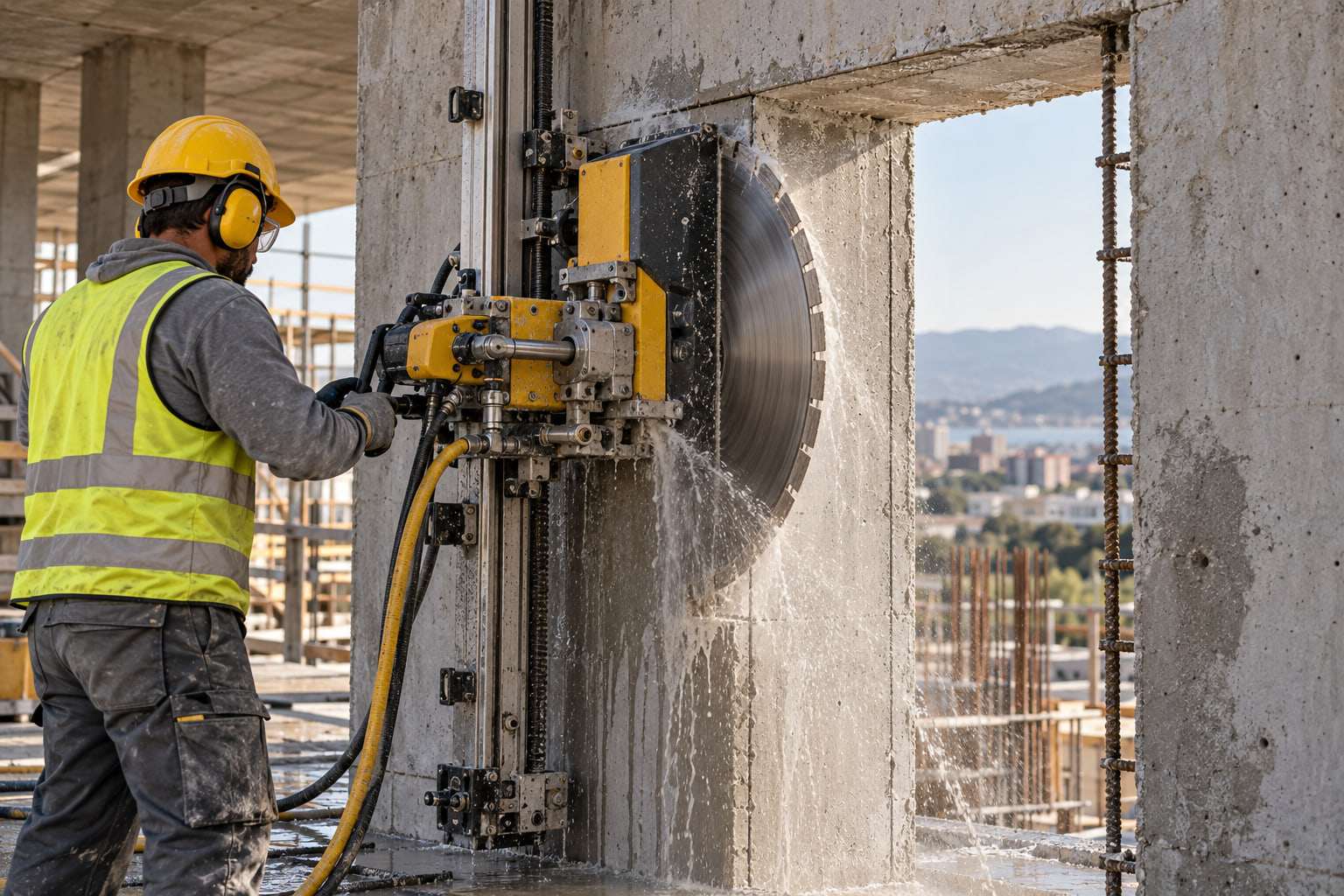 Güngören beton kesme uygulaması
