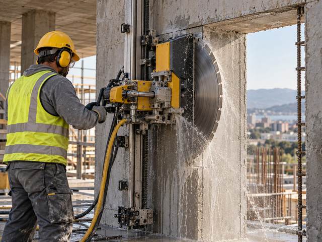 Beton Kesme uygulaması — Işık Karot