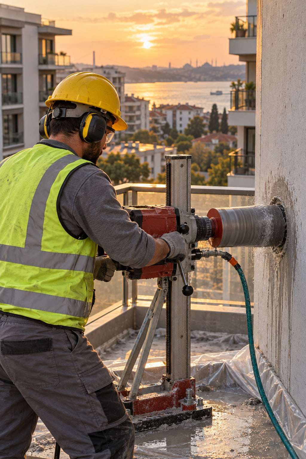 Konut & Site projelerinde karot ve beton kesme