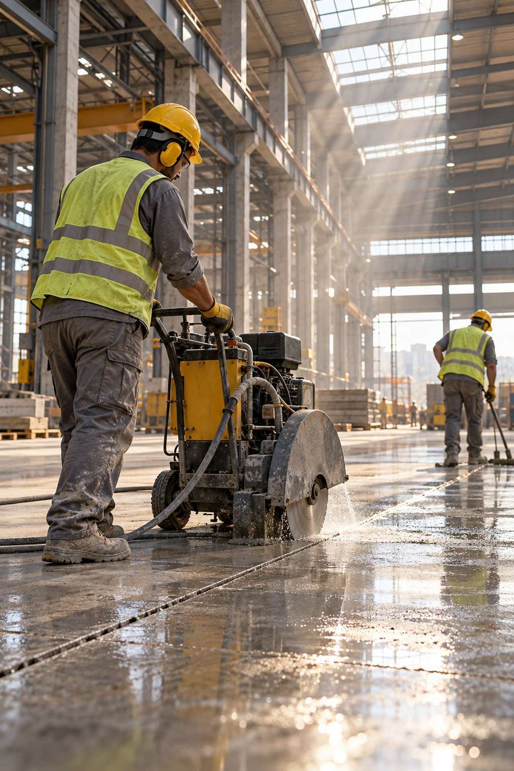Sanayi & Fabrika projelerinde karot ve beton kesme