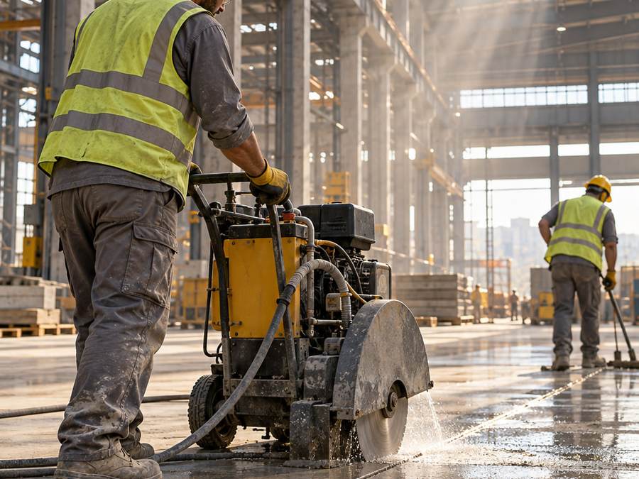 Sanayi & Fabrika projelerinde karot ve beton kesme